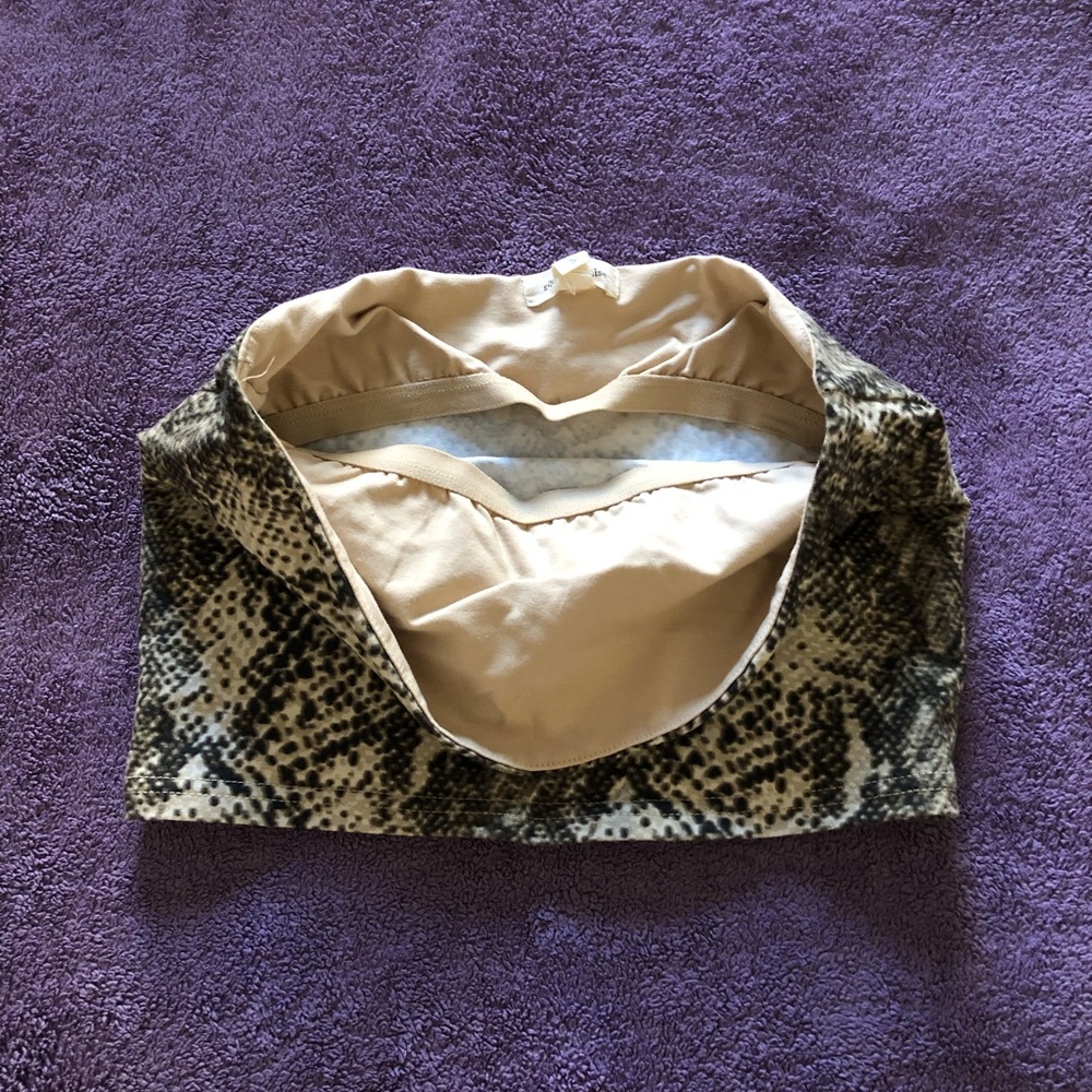 Urban Outfitters Snakeskin Crop Top - Picture 5 of 5